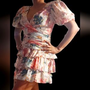 Dress, fashion nova, multicolor size 2